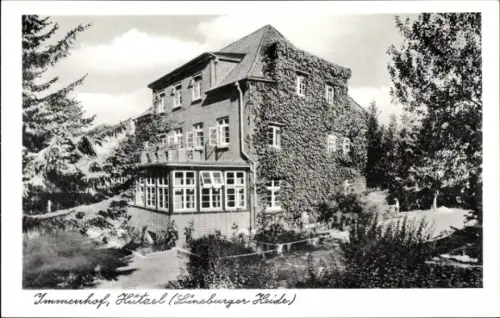 Ak Hützel Bispingen Lüneburger Heide, Immenhof