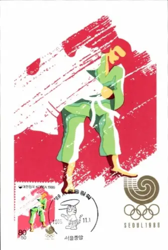 Ak Seoul Südkorea, Olympische Sommerspiele 1988, Judo
