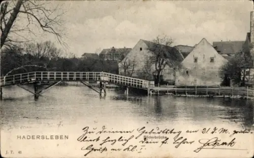 Ak Haderslev Hadersleben Dänemark, Süderbrücke