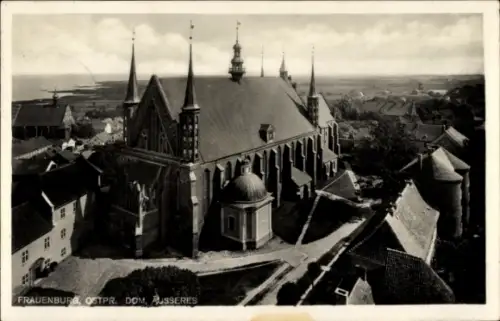 Ak Frombork Frauenburg Ostpreußen, Dom, Außenansicht