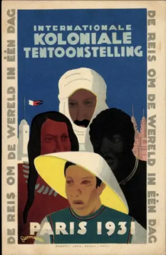 Ak Paris 1931, Internationale Koloniale Tentoonstelling