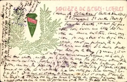 Studentika Ak Wappen einer Studentenverbindung