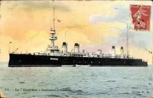 CPA Marine Militaire Française, Le Gueydon, Croiseur-Cuirassé