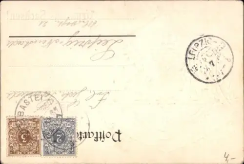 Präge Wappen Ak Gruß aus Sachsen, Landeswappen