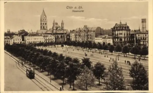Ak Köln am Rhein, Neumarkt