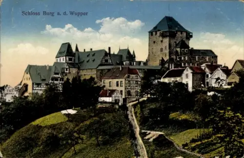 Ak Burg an der Wupper Solingen, Schloss Burg