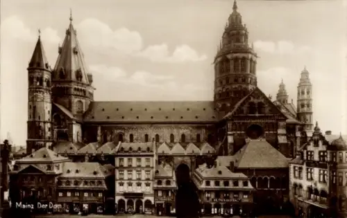 Ak Mainz am Rhein,  Dom,  Architektur, Stadtansicht