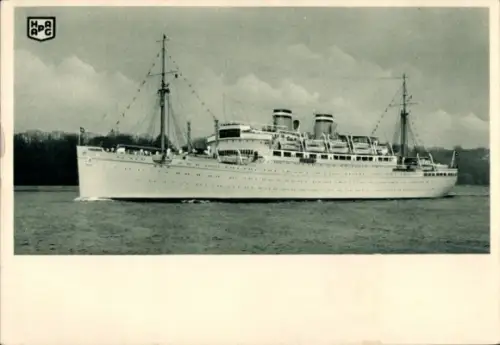Ak MS Milwaukee, Dampfschiff in Fahrt, HAPAG