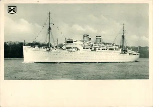 Ak MS Milwaukee, Dampfschiff in Fahrt, HAPAG
