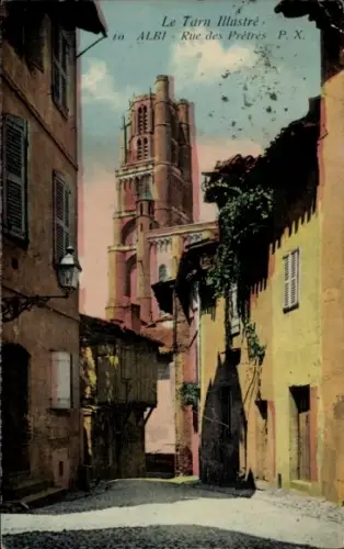 Ak Albi Tarn,  Rue des Prêtrès