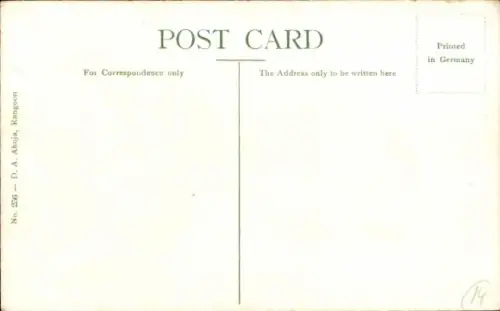 Ak Junge Asiatin in Volkstracht, Porträt