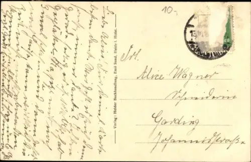 Ak Heide in Holstein, Kleinbahnhof