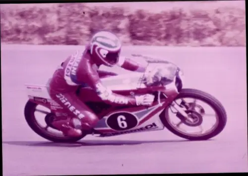 Foto Motorradrennfahrer Maurizio Massimiani, Motorrad, Morbidelli