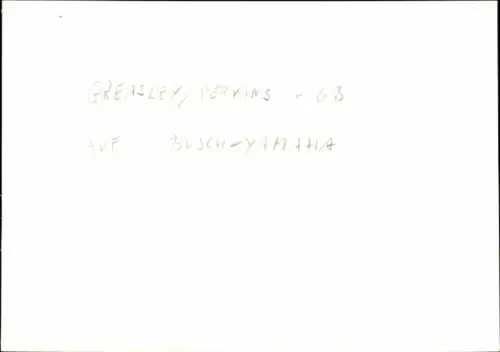 Foto Rennfahrer Schwürzel, Huber, Yamaha, Autogramm