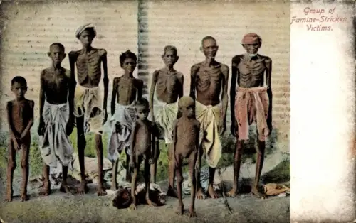 PC Group of Famine-Stricken Victims