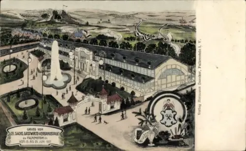 Ak Falkenstein im Vogtland, 21. Sächsische Gastwirts-Verbandstage