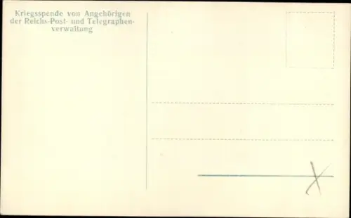 Ak Deutscher Feldtelegrafen Bautrupp im Felde, 1914, I. WK