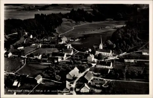 Ak Röthenbach im Allgäu, Fliegeraufnahme