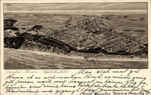 Ak Ostseebad Koserow auf Usedom, Panorama
