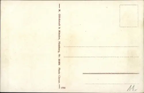 Ak Hamburg Harburg, Hafenbild