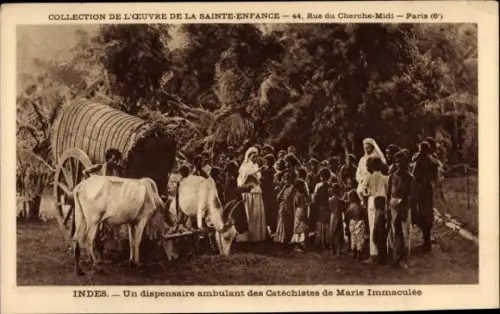 Ak Indien, Un dispensaire ambulant des Catechistes de Marie Immaculee