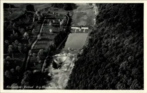 Ak Niederscheld Dillenburg in Hessen, Fliegeraufnahme