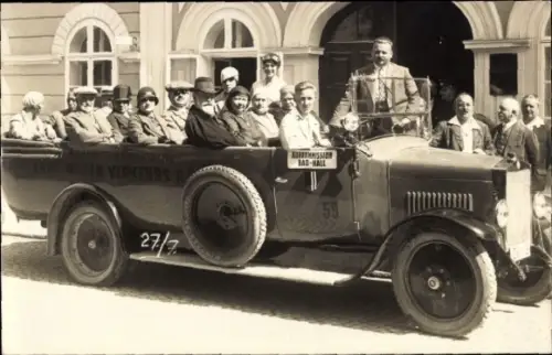 Foto Ak Bad Hall, Autobus, Kurkommission, Oberösterreichische Kraftwagen Verkehrs AG