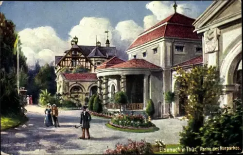 Ak Eisenach in Thüringen, schöne Detailansicht