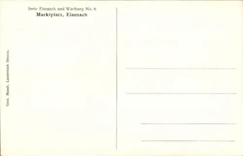 Ak Eisenach in Thüringen, schöne Detailansicht