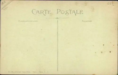 Künstler Ak Griff, Je n'lance qu'eune pomme, Mann auf einem Apfelbaum, Frau mit Holzschuhen