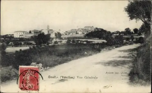 Ak Goulf Vaucluse, Gesamtansicht