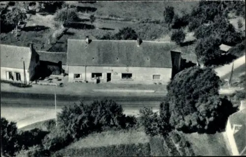 Ak Male Orne, Hotel La Belle Rencontre, Luftaufnahme