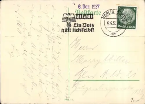 Handgemalt Künstler Ak Segelboot, Sonnenuntergang