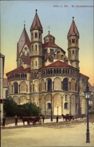 Ak Köln am Rhein, Sankt-Apostelkirche