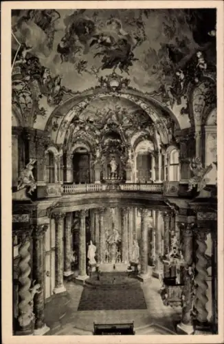 Ak Würzburg am Main Unterfranken, Residenz, Schlosskirche