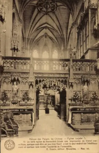 Ak Forges Chimay Wallonien Hennegau, Abbaye des Forges, Eglise