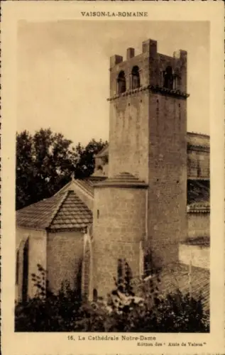 CPA Vaison-la-Romaine Vaucluse, Cathédrale Notre Dame