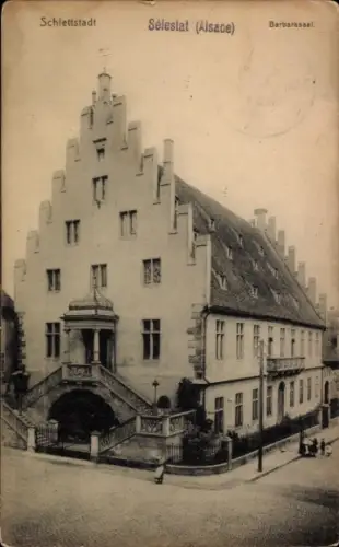 Ak Sélestat Schlestadt Schlettstadt Elsass Bas Rhin, Schlettstadt,  Barbarasaal,  Architektur