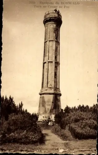 Ak Le Hohwald Elsass Bas Rhin, Tour de Champ du Feu