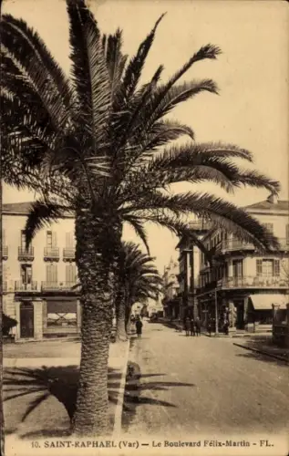 CPA Saint Raphaël Var, Boulevard Félix-Martin