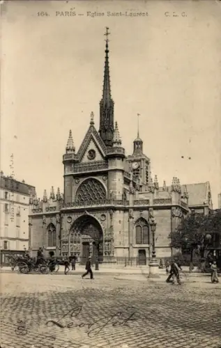 Ak Paris X., Kirche St Laurent