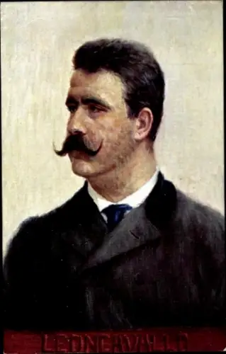 Künstler Ak Eichhorn, Italienischer Komponist Ruggero Leoncavallo, BKWI 874 19