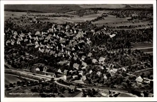 Ak Heimerdingen Ditzingen in Württemberg, Luftaufnahme