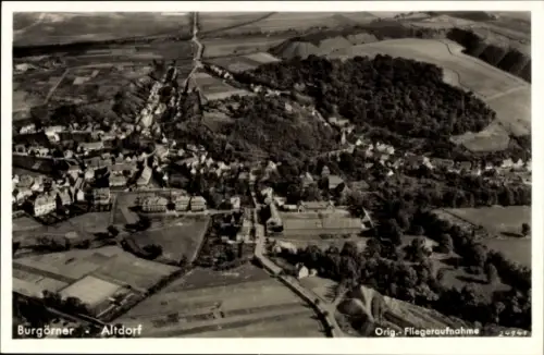 Ak Altdorf Kt Uri, Luftaufnahme von  Landschaft, Gebäude, Wald