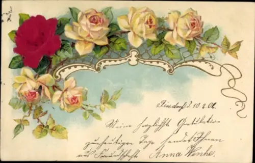 Material Ak Rosen, Blumen