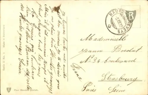 Ak Schweiz, Frau in Tracht, Ziegen