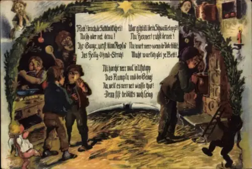 Künstler Ak Frohe Weihnachten, Dr Weihnachts Heiligohmd