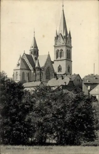 Ak Bad Homburg vor der Höhe Hessen,  Kirche,  Architektur