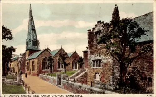 PC Barnstaple Devon England, St. Anne's Chapel, Parish Church