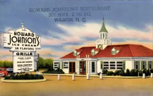 PC Wilson, North Carolina, USA, Howard Johnson's Restaurant